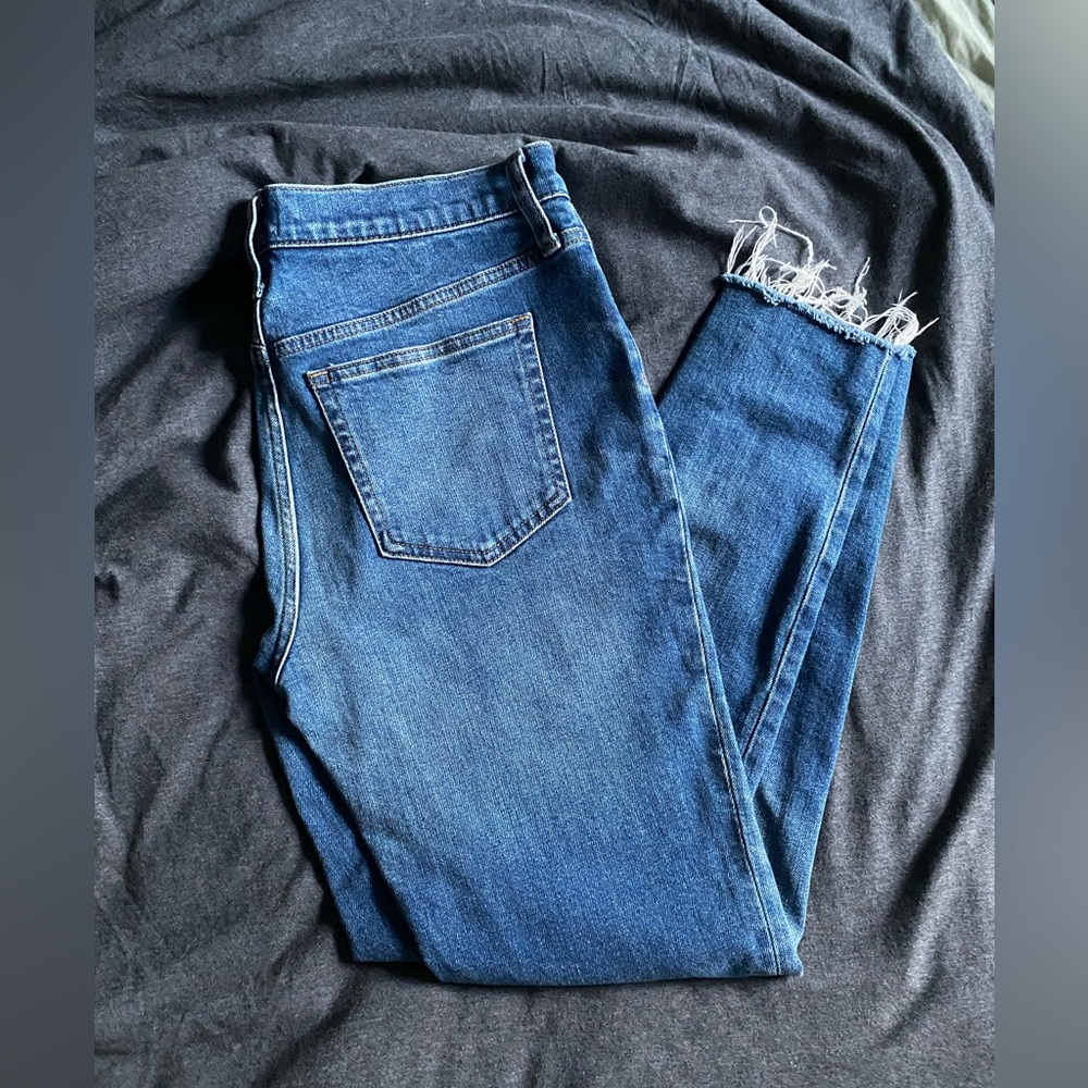 JCrew 9” Vintage Straight Raw Hem Jeans